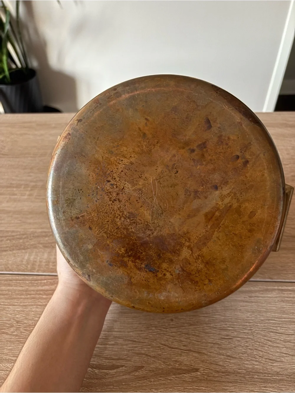 Vintage Paul Revere USA Copper Stockpot- 7.5in 3 Quart